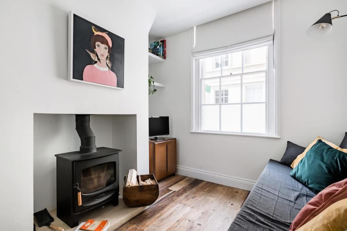 Central Georgian Townhouse With Free Parking Бат Екстер'єр фото